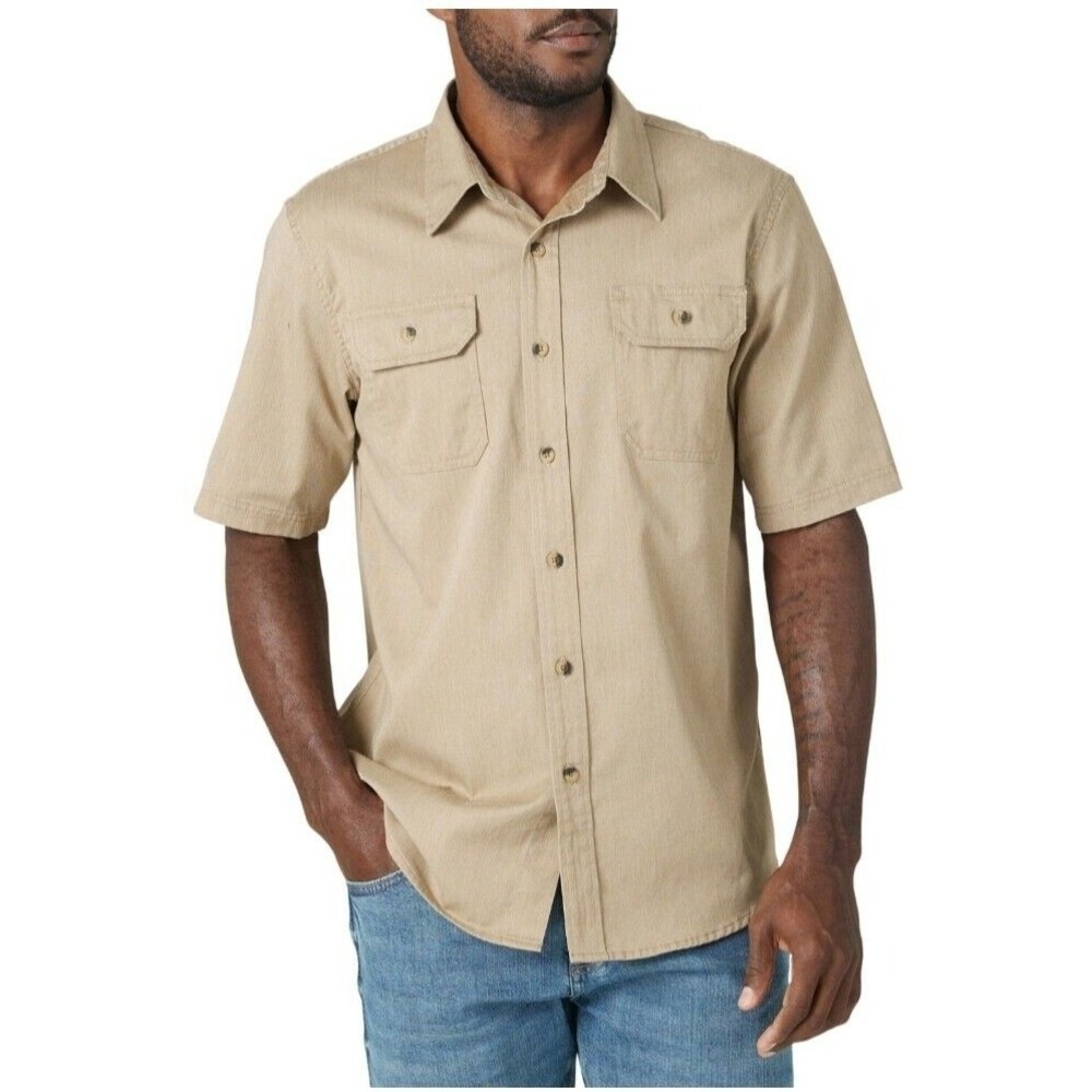 Wrangler Epic Soft Flex Twill Button Down Shirt 3XL